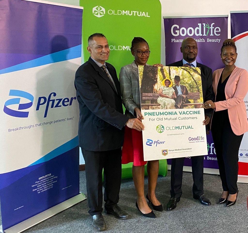 Old Mutual Health Partners with Pfizer and Goodlife Pharmacy to vaccinate against Pneumonia